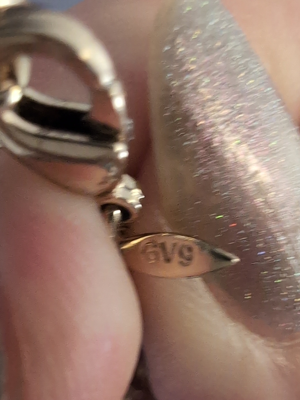 Avon Gold Layered Necklace with Pale Green Beads and Smoky Teardrop - Picture 7 of 7